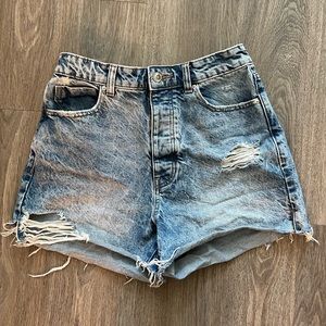 Zara Highwaist Denim Shorts